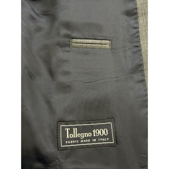 J.Crew Men's Ludlow Tollegno 1900 Italian Wool Blazer Sport Coat Gray Size 38R - Picture 10 of 16